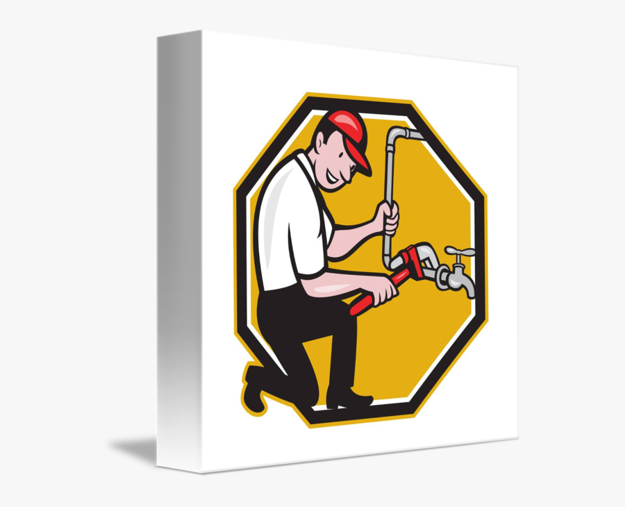 Plumber Clipart Leaky Faucet - Plumbing Plumber Clipart, Transparent Clipart