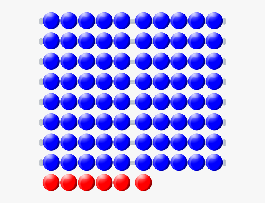 Blue,symmetry,area - 10 Beads Clipart, Transparent Clipart