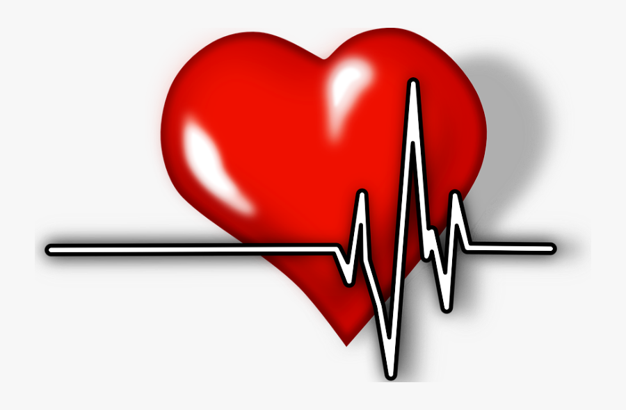Simple Things To Do To Stay Healthy - Heart With Ecg Logo, Transparent Clipart