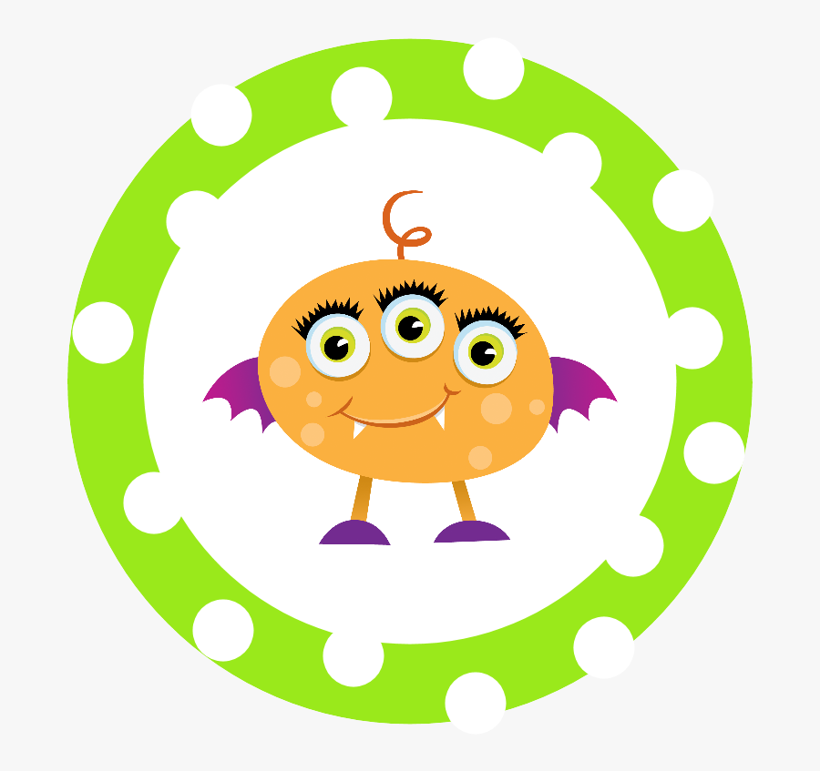 Monstersticker1 - Teacher Appreciation Cup Tags, Transparent Clipart
