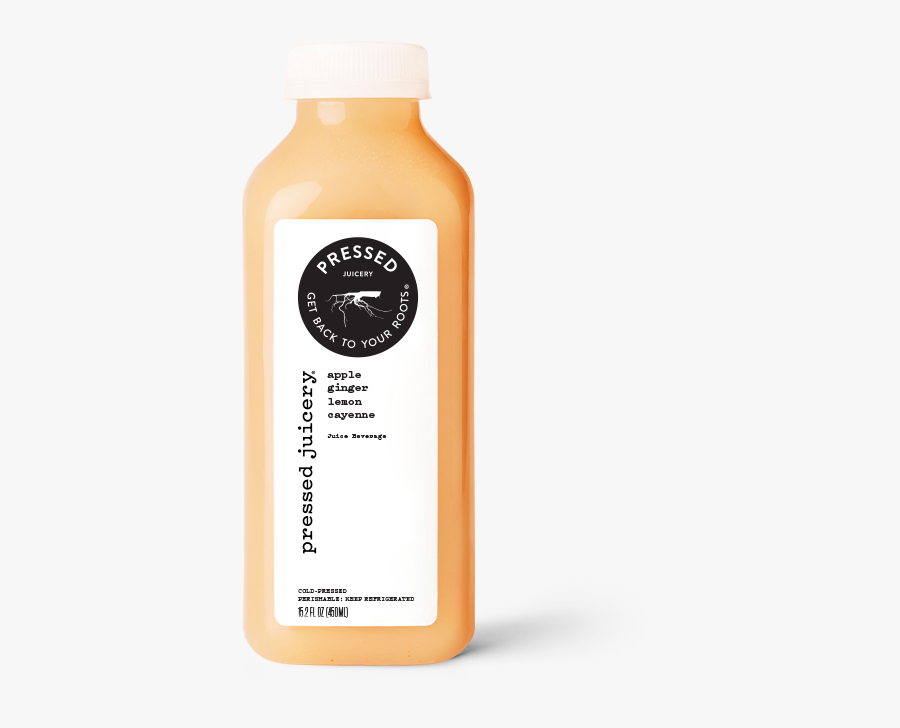 Apple Lemon Ginger Cayenne Juice - Pressed Juicery Vanilla Almond, Transparent Clipart