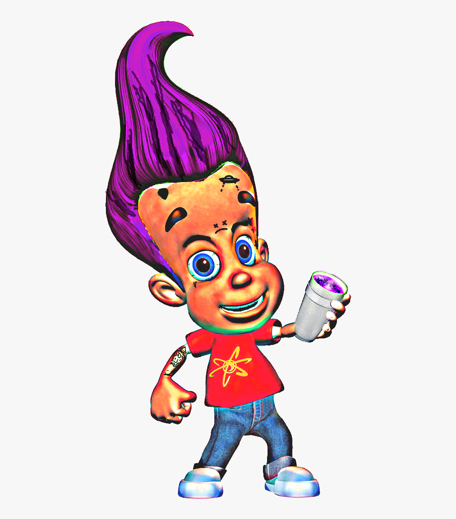 Jimmy Neutron Holding Pizza, Transparent Clipart