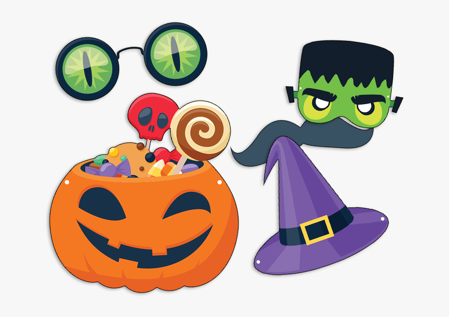 Lollipop Halloween Png, Transparent Clipart