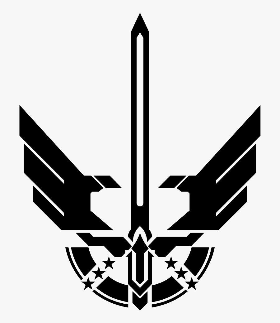 Spartan Clipart Sword - Unsc Special Forces Logo, Transparent Clipart