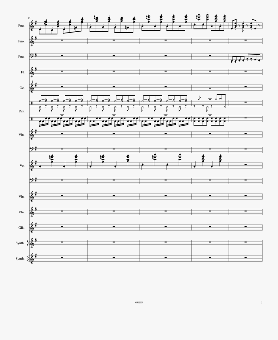 Through The Wormhole Sheet Music Composed By Kaycee - Monochrome, Transparent Clipart