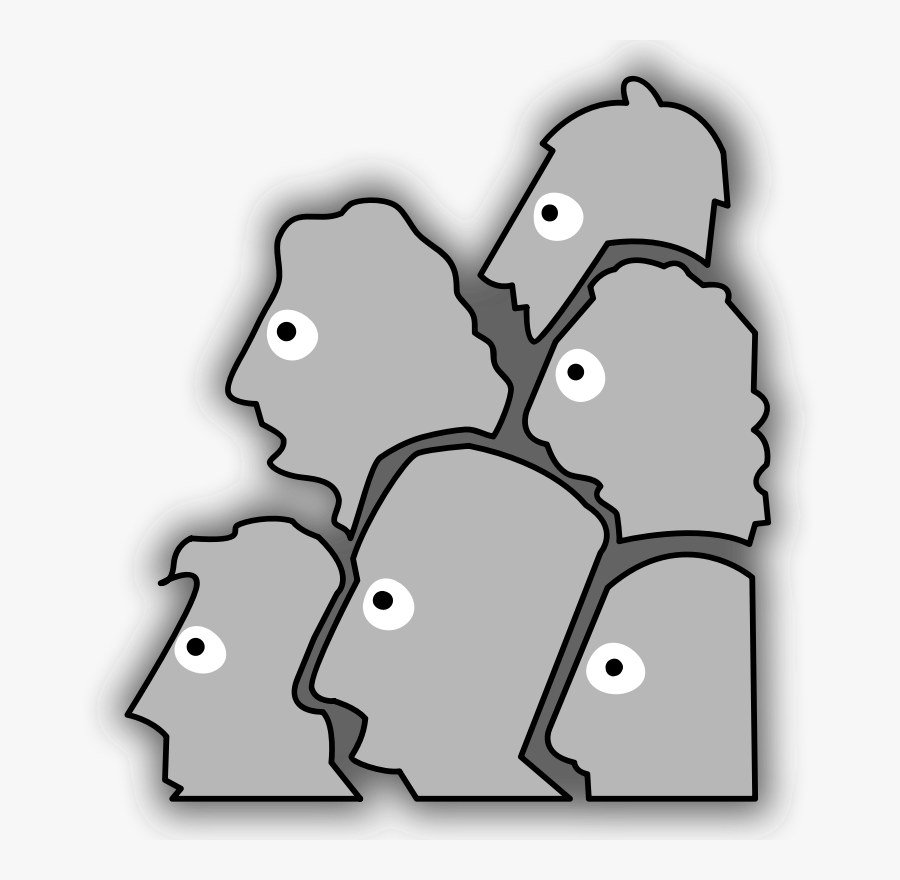 Gawkers Ogling, Transparent Clipart