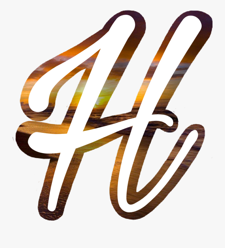 Fteletterdesign Letter Sunshine Seaside H Clipart ,, Transparent Clipart