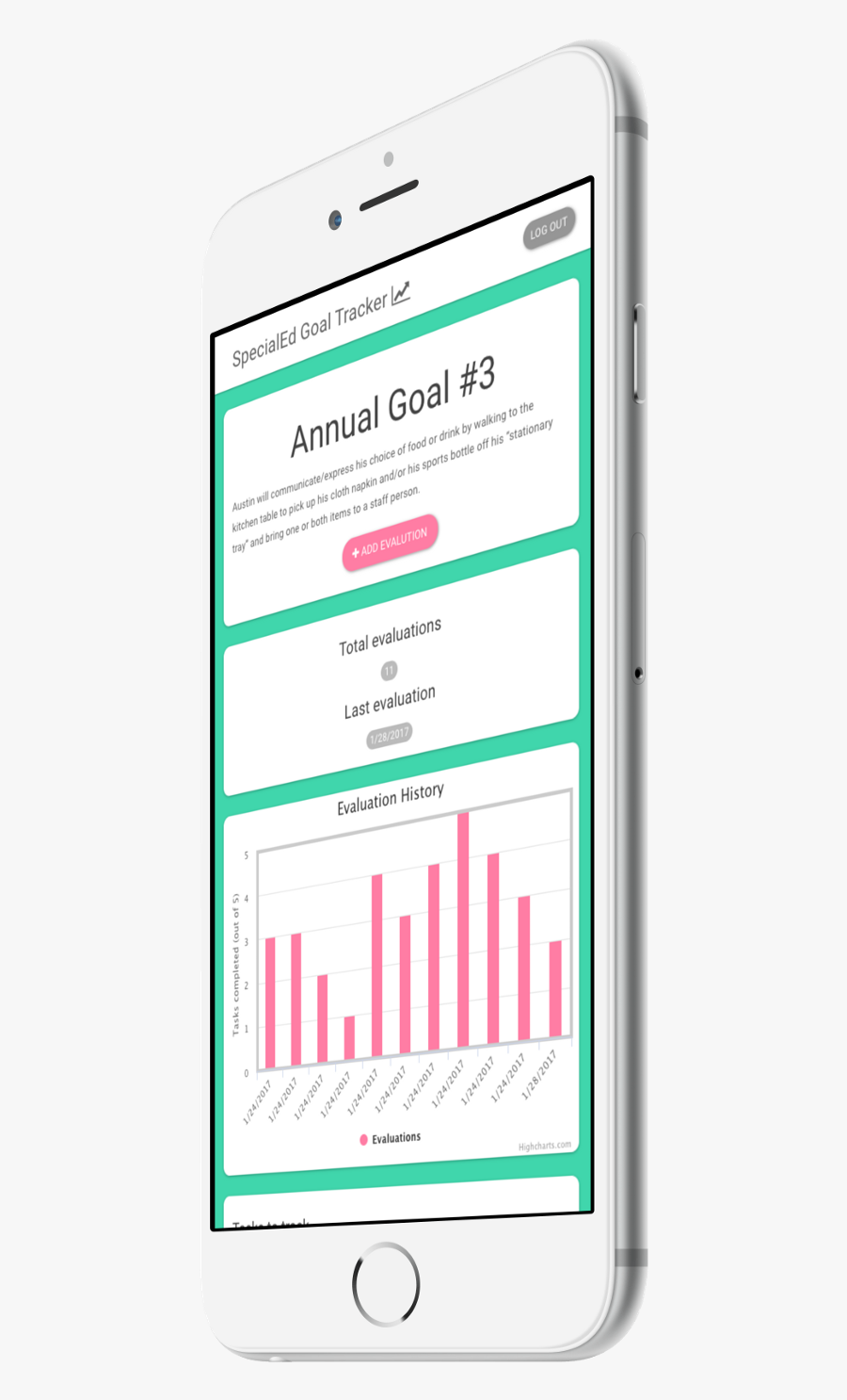 Clip Art A Tracking For Students - Smartphone, Transparent Clipart