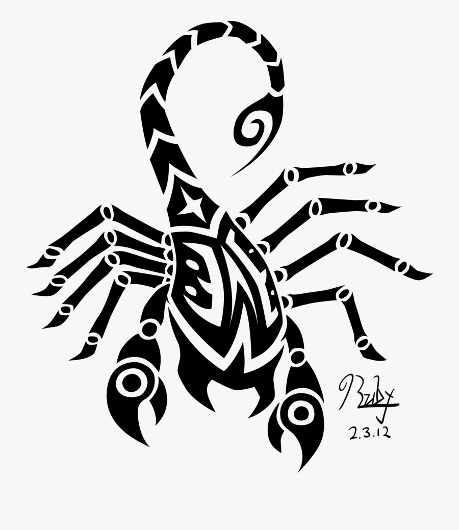 Scorpion Tattoos Clipart Traditional - Cool Tattoo Png Hand, Transparent Clipart