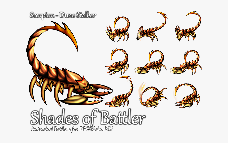 Clip Art Wcw Scorpion Clipart - Rpg Maker Mv Scorpion, Transparent Clipart