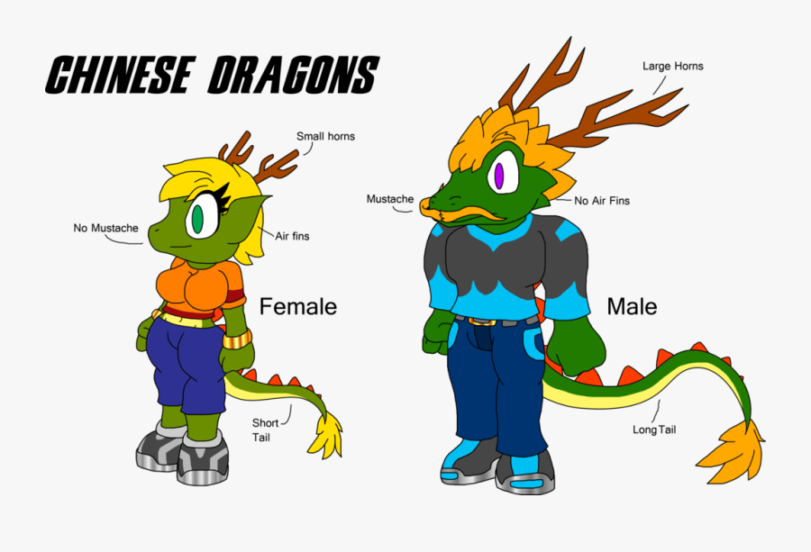 The Dragons Of Arrow"s World Chinese Dragons By Spdy4 - Chinese Long Dragon Horns, Transparent Clipart