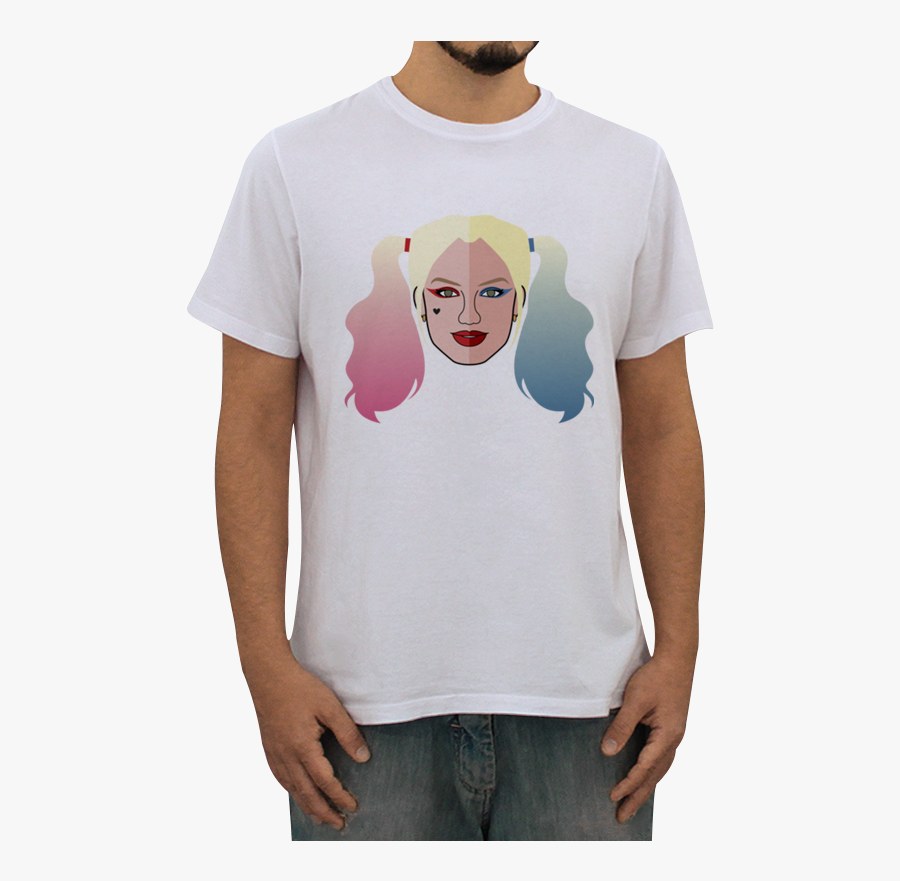 Transparent Margot Robbie Harley Quinn Png - Camisas Sandy E Junior, Transparent Clipart