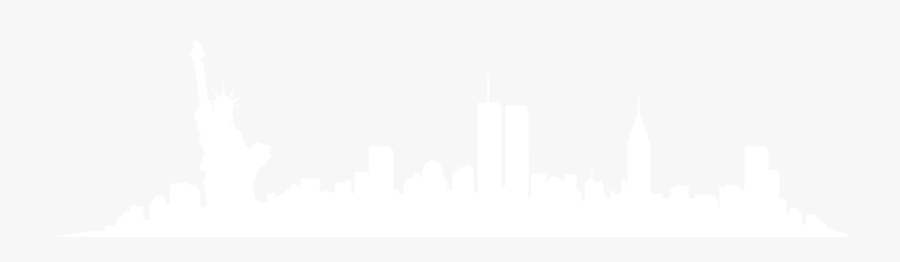Learn More New York City Skyline Silhouette- - New York Skyline Silhouette Transparent White, Transparent Clipart