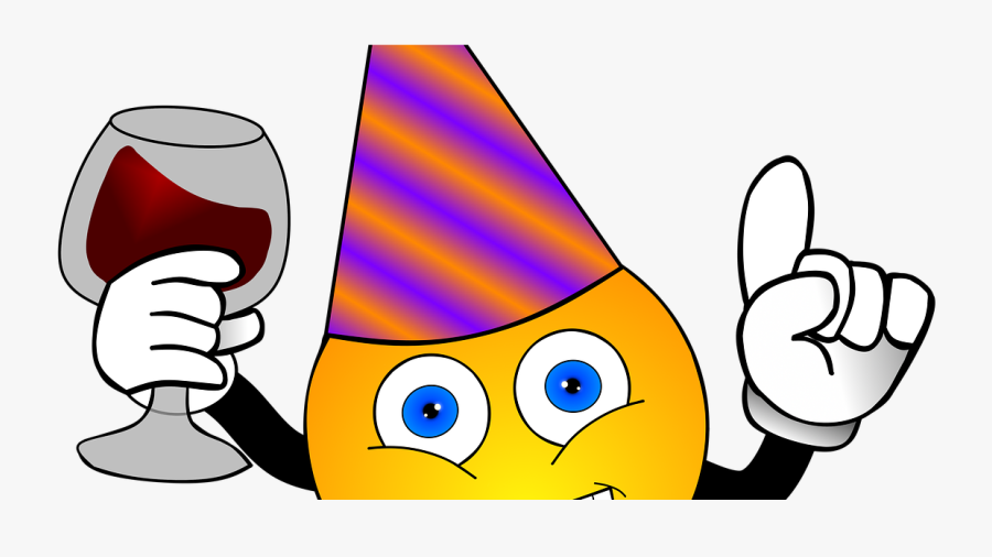 Streamers Clipart Lets Celebrate - Emoticon Ulang Tahun, Transparent Clipart