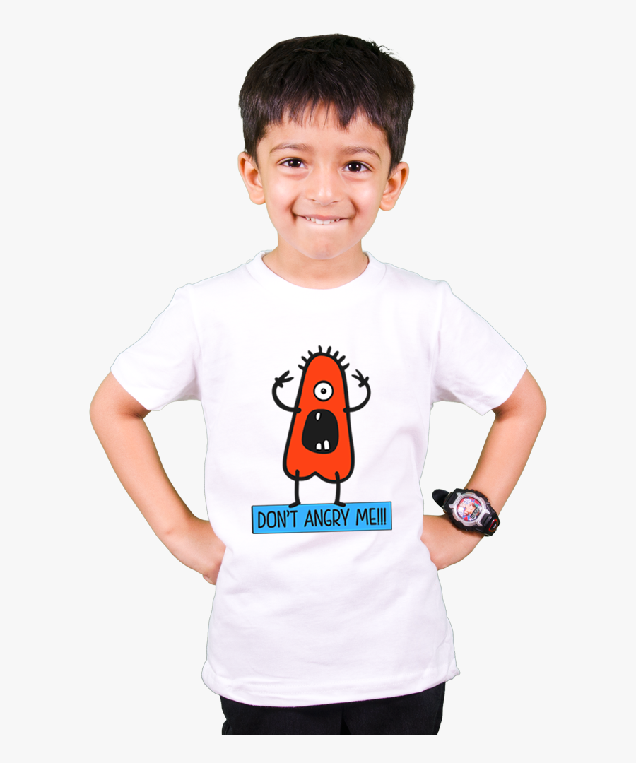 Kids Transparent Angry - Tshirt For Kids Png, Transparent Clipart