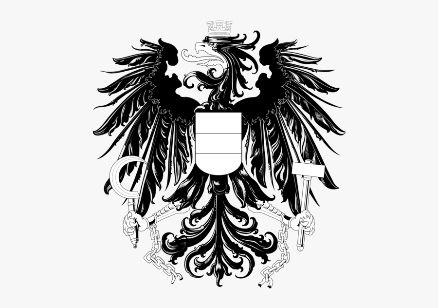 Graphic Design,art,owl - Austria Coat Of Arms Vector, Transparent Clipart