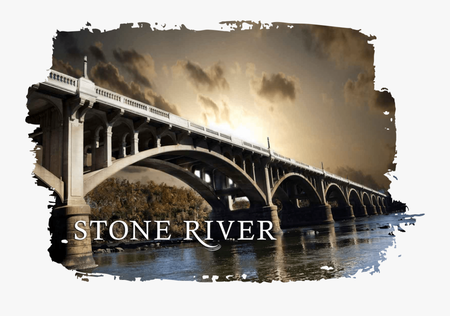 Transparent River Stone Png - Arch Bridge, Transparent Clipart
