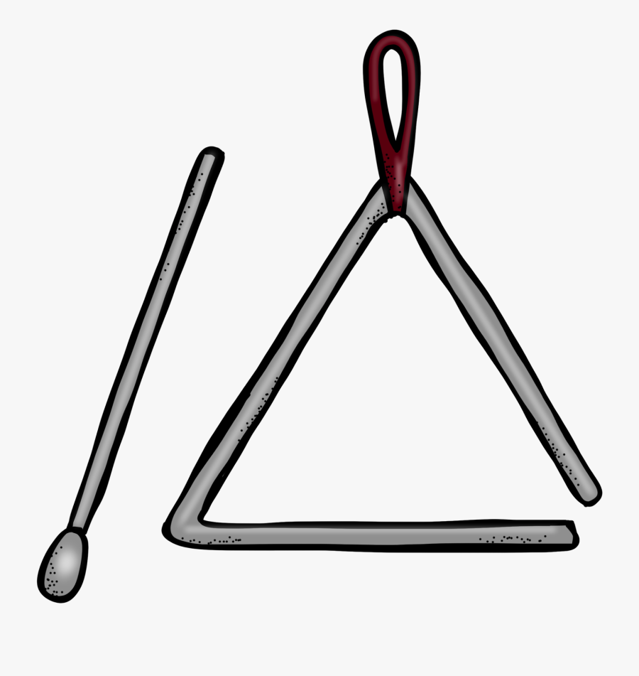 Triangular Clipart Rhythmic Instrument - Triangle Musical Instrument Clipart, Transparent Clipart