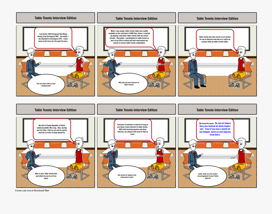 Tables Tennis Interview By - Cartoon, Transparent Clipart