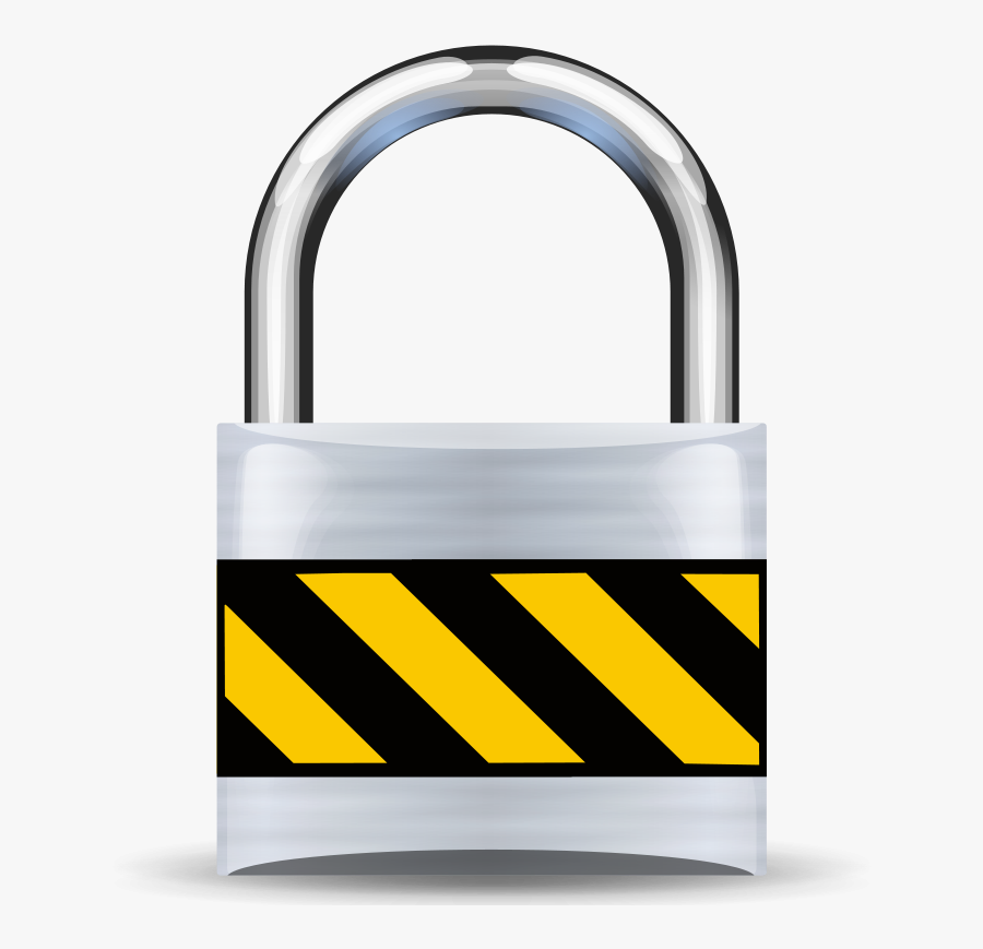 Secure Padlock Silver Light - Lock Clipart Security, Transparent Clipart