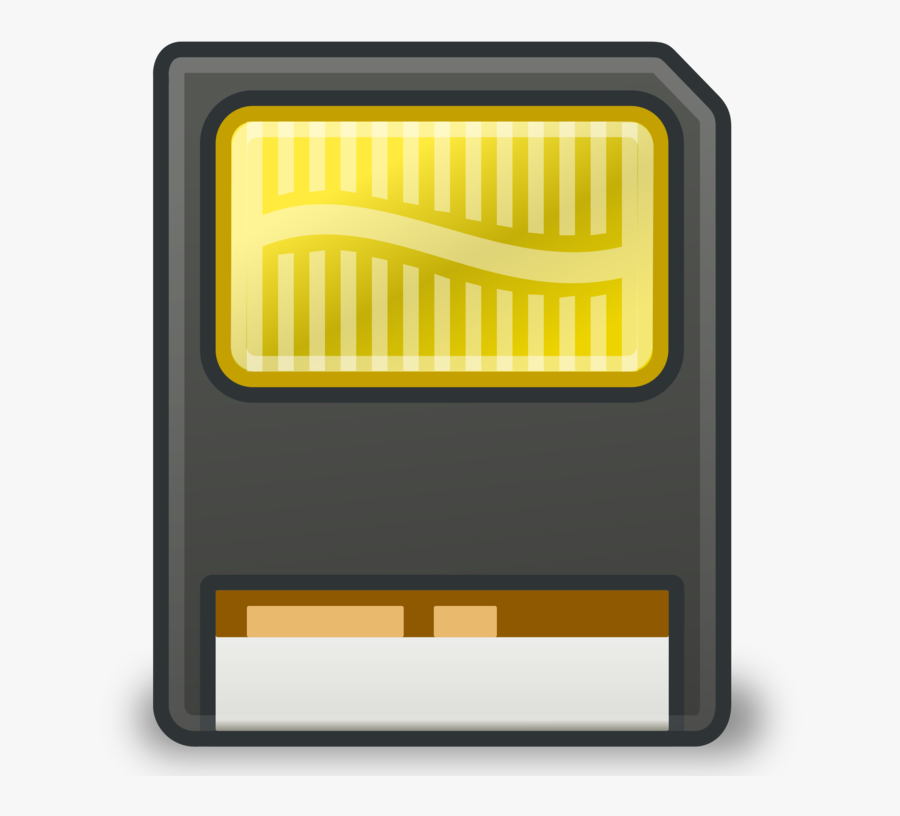 Technology,yellow,secure Digital - Storage Memory Png, Transparent Clipart