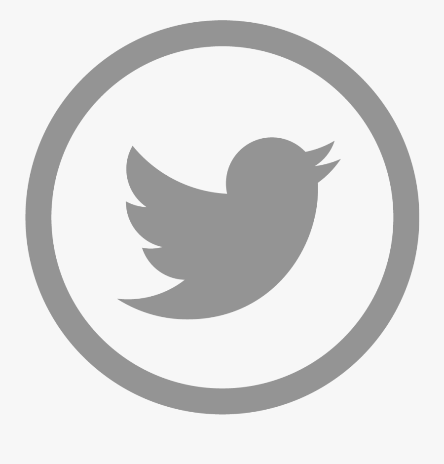 Twitter Png Logo Grey - Twitter Icon Png Transparent, Transparent Clipart