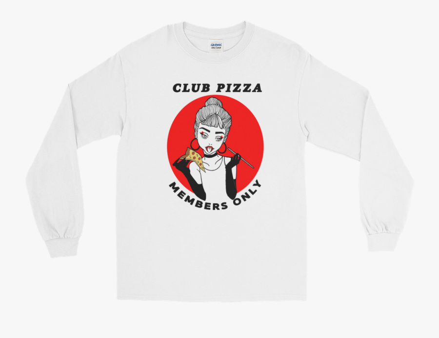 Members Only Peachbrain - Mockup Long Sleeve Png, Transparent Clipart