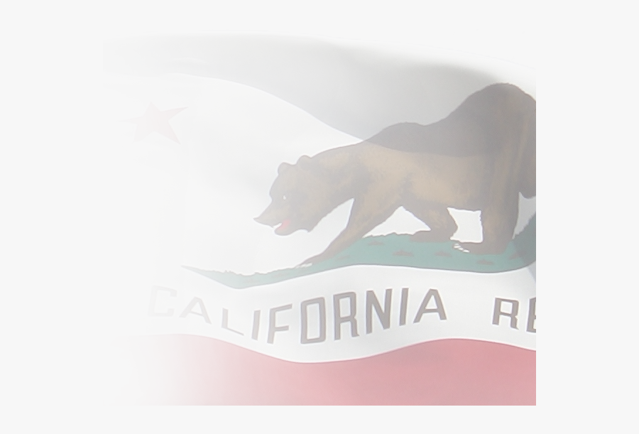 Transparent California Flag - California State Background, Transparent Clipart