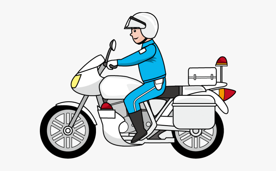 Transparent Motorcycle Clipart Transparent - Police Motorcycle Clipart, Transparent Clipart