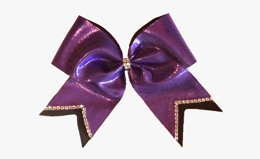 Cheer Bow Png - Transparent Purple Cheer Bow, Transparent Clipart