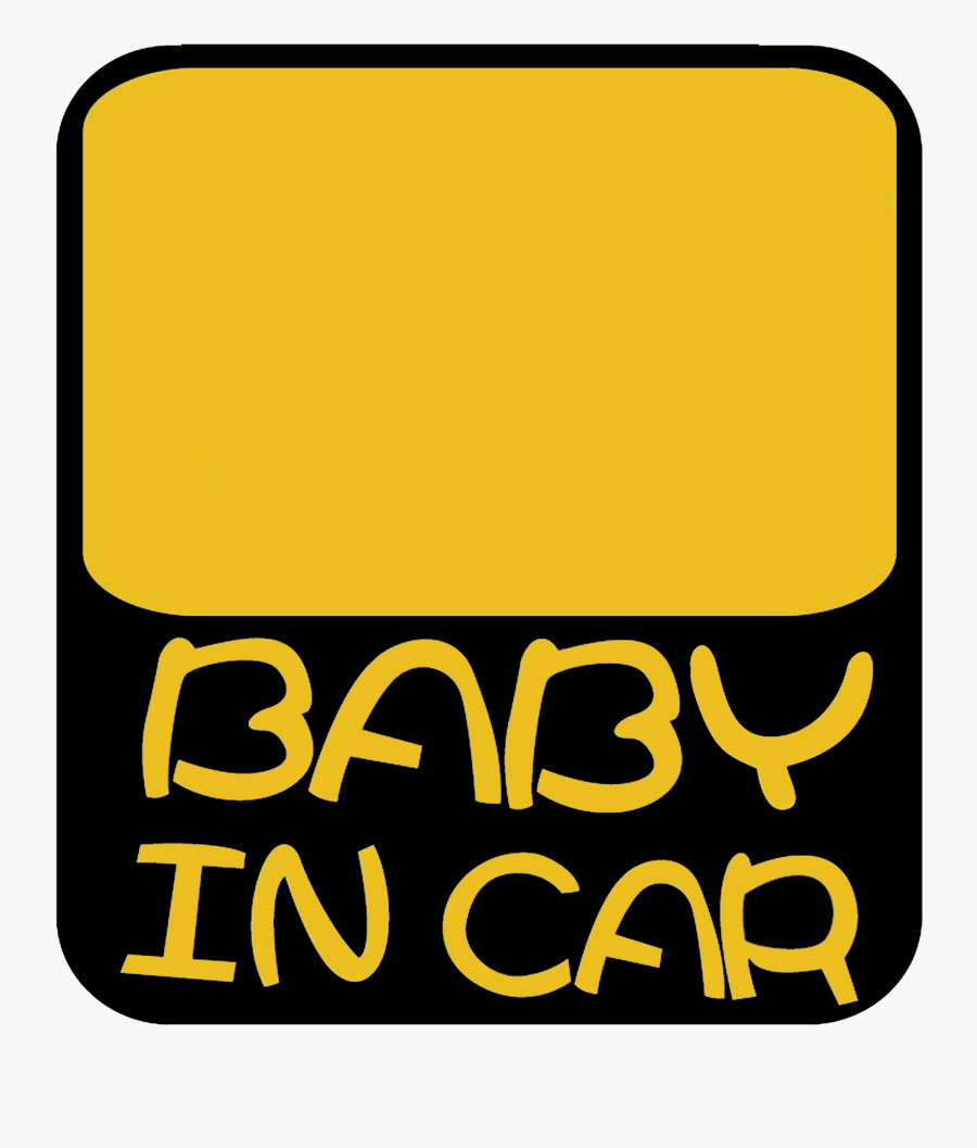 Ptn5 Personalised Baby On Board Baby In Car Safety, Transparent Clipart