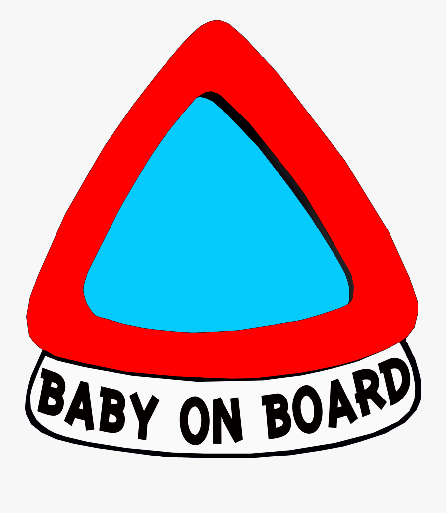 Ptn20 Personalised Baby On Board Baby In Car Safety, Transparent Clipart