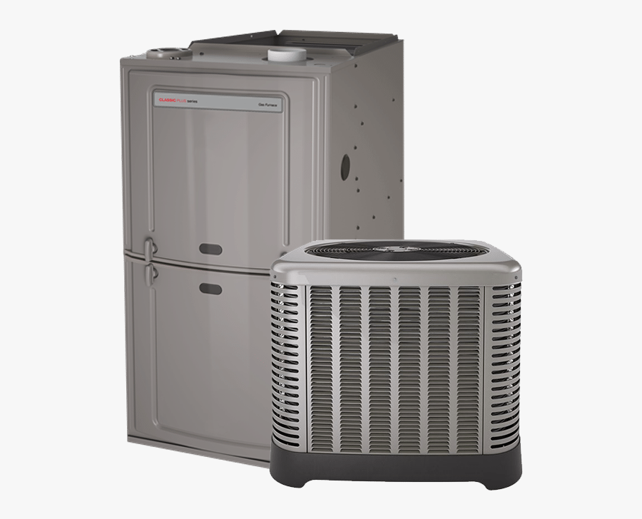 Furance & Air Conditioning Units - Rheem Furnace, Transparent Clipart