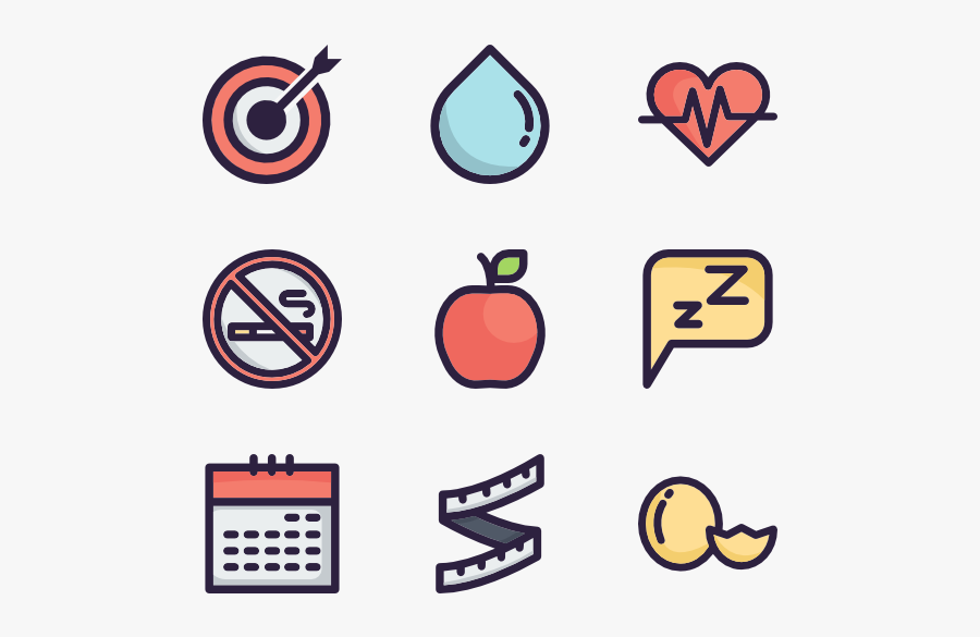 Health Clipart Life Style - Clipart Healthy Lifestyle Icon, Transparent Clipart