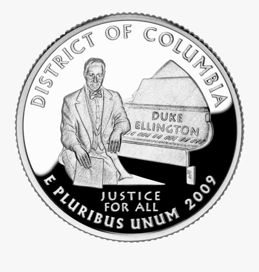 District Of Columbia State Quarter, Transparent Clipart