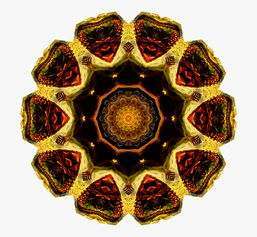 Symmetry,art,cutting - Kaleidoscope, Transparent Clipart