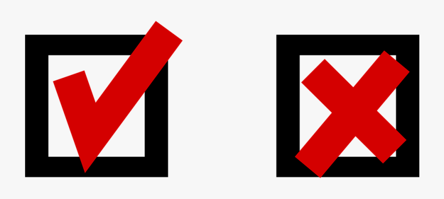 Public Domain Clip Art - Red X In A Box, Transparent Clipart
