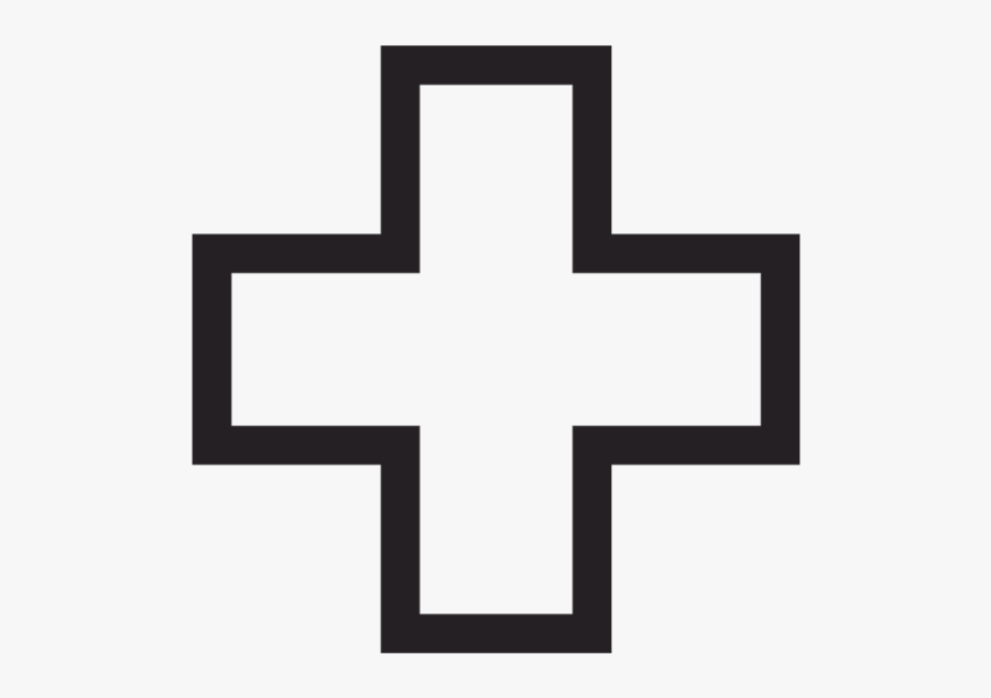 Silicone Wristbands And Rubber Bracelets Wristband - Red Cross Black And White, Transparent Clipart