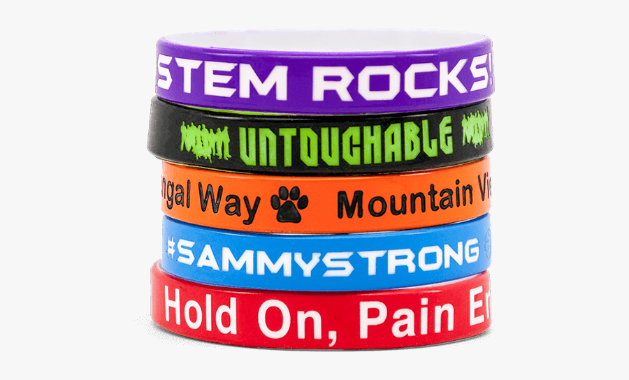 Color Coated Wristbands - Bracelet, Transparent Clipart