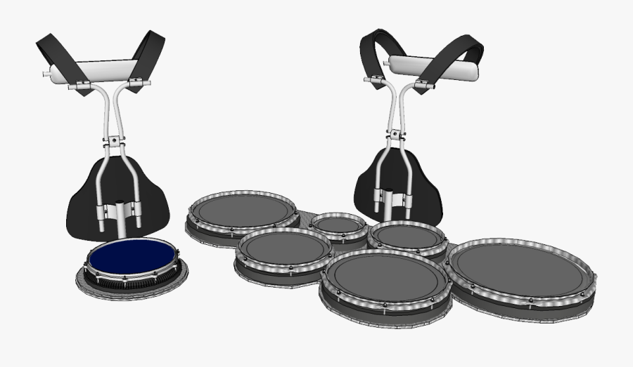 Tenor Drum Pad, Transparent Clipart
