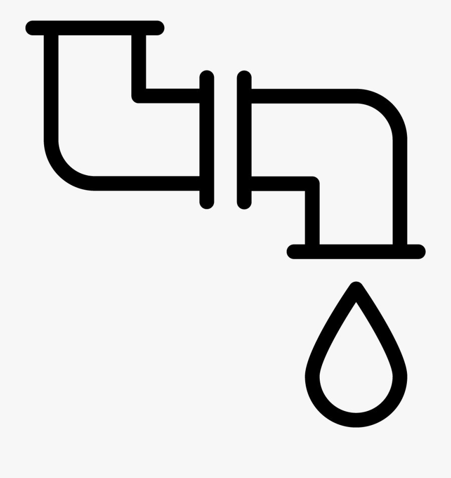 Winterize Pipes & Plumbing - Plumbing Piping Icon, Transparent Clipart