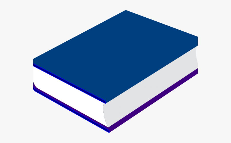 Blue Books Cliparts - Blue Textbook, Transparent Clipart