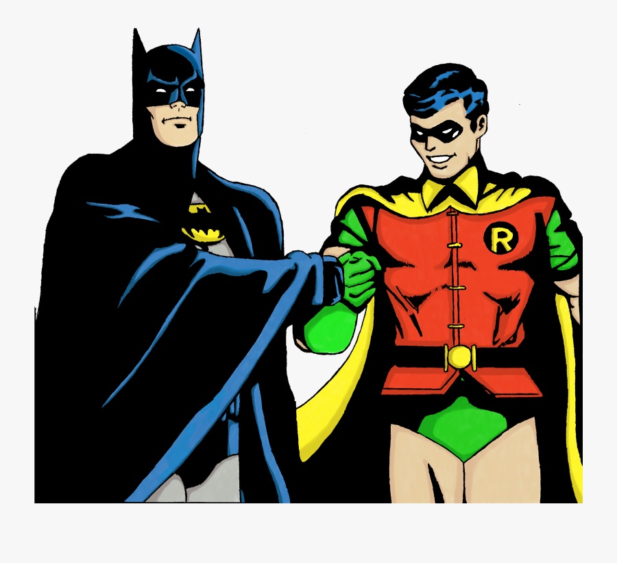Transparent Superhero Png - Batman And Robin Png, Transparent Clipart