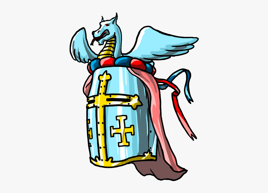 Crusader Helmets - Medieval Cartoon Knights, Transparent Clipart