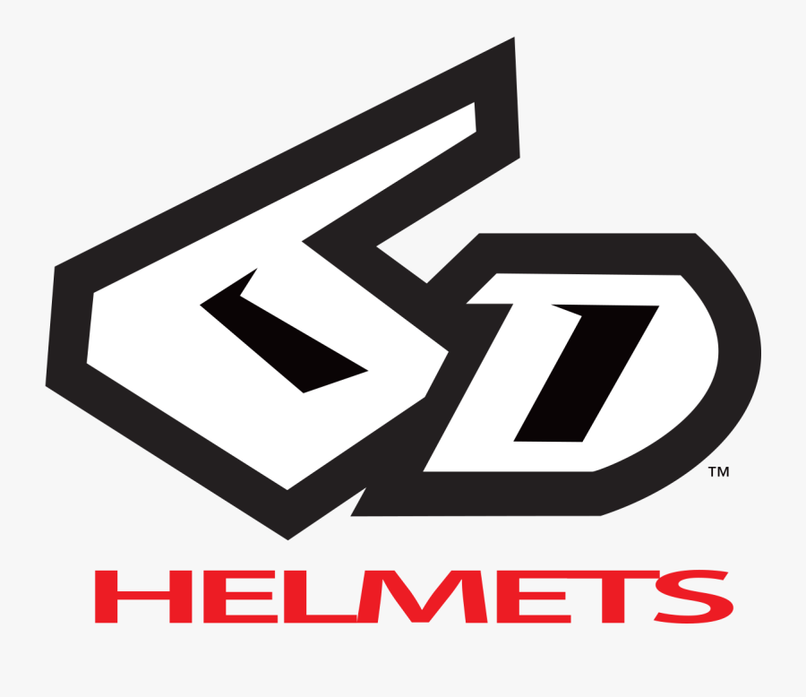 6d Helmets Logo, Transparent Clipart