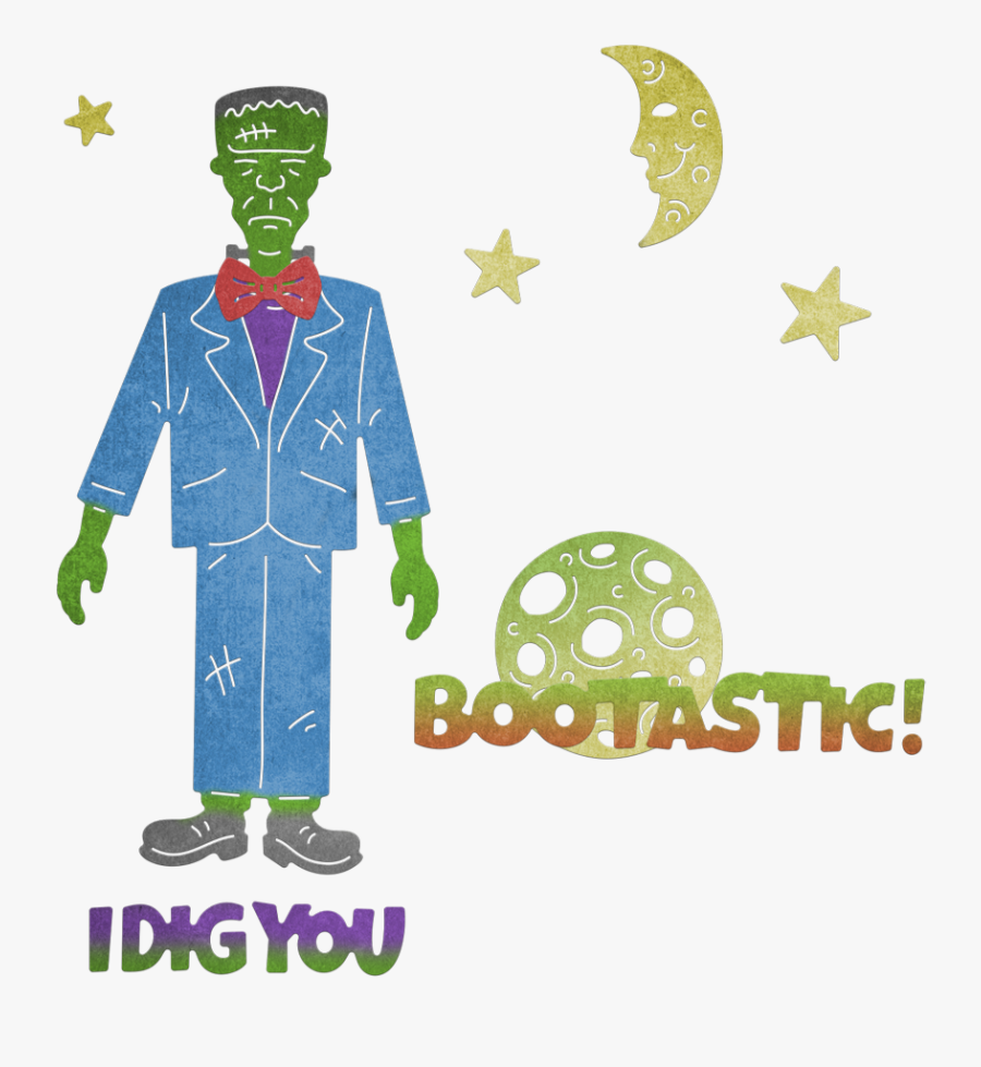 Frankenstein Clipart Stitch - Cartoon, Transparent Clipart