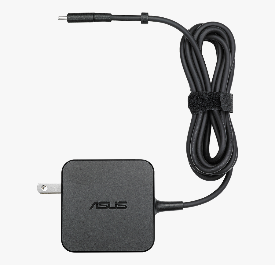 Vector Power Adapter - Asus Type C 65w Power Adapter, Transparent Clipart