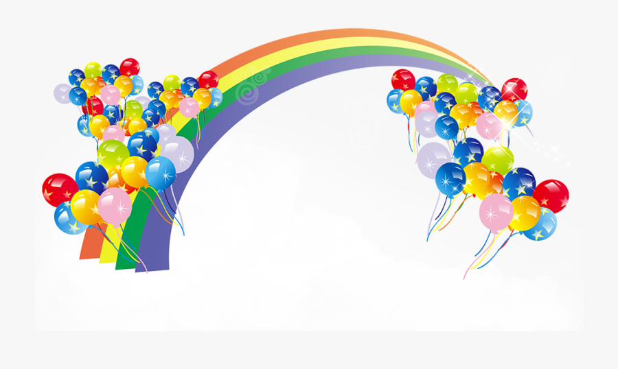 Balloon Color Rainbow Download - Arch, Transparent Clipart
