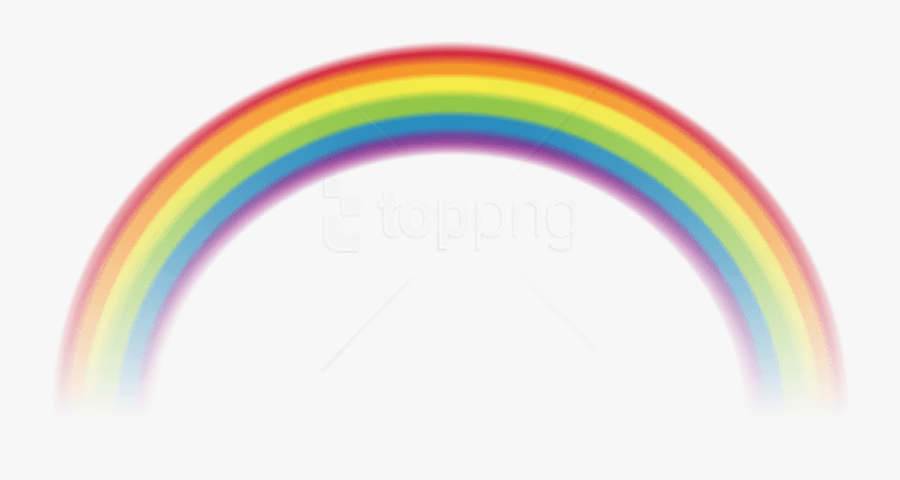 Rainbow Background Png - Rainbow Cartoon Transparent Background, Transparent Clipart