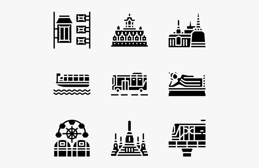 4 Bangkok Icon Packs - Icon Bangkok Png, Transparent Clipart